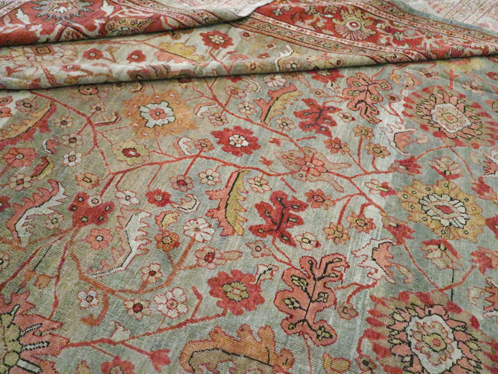 Antique Persian Mahal Carpet, No.22279 - Galerie Shabab