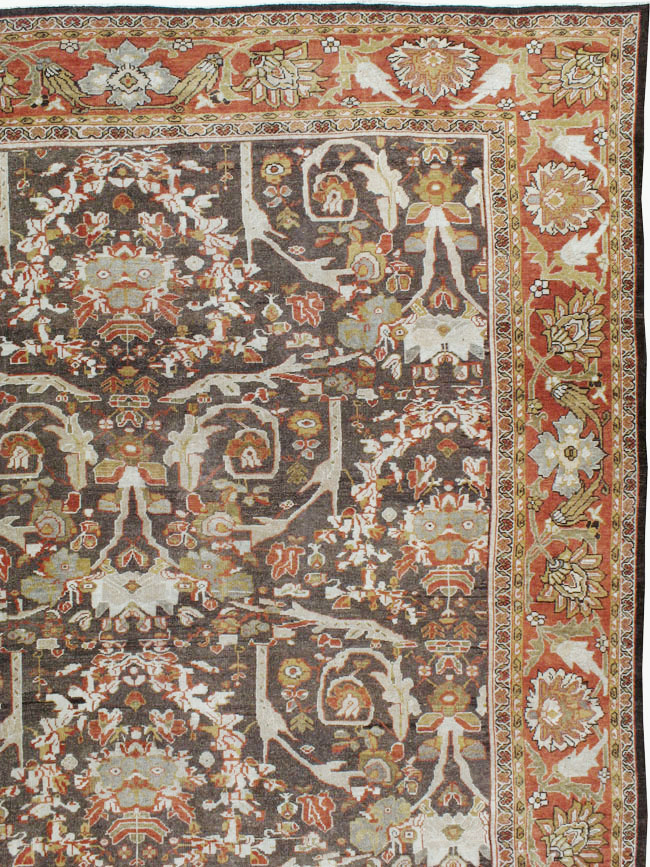 Antique Persian Mahal Carpet, No.22288 - Galerie Shabab