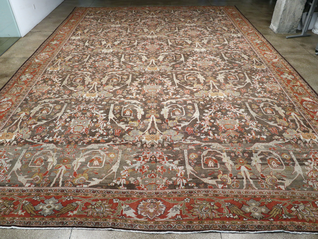 Antique Persian Mahal Carpet, No.22288 - Galerie Shabab