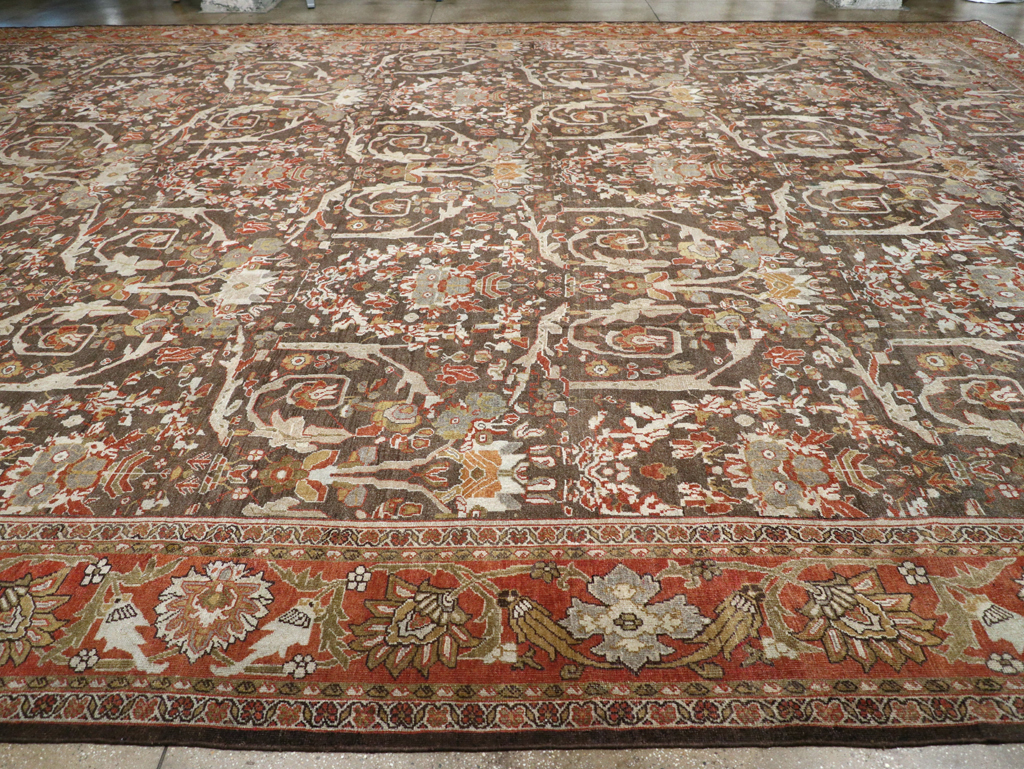 Antique Persian Mahal Carpet, No.22288 - Galerie Shabab