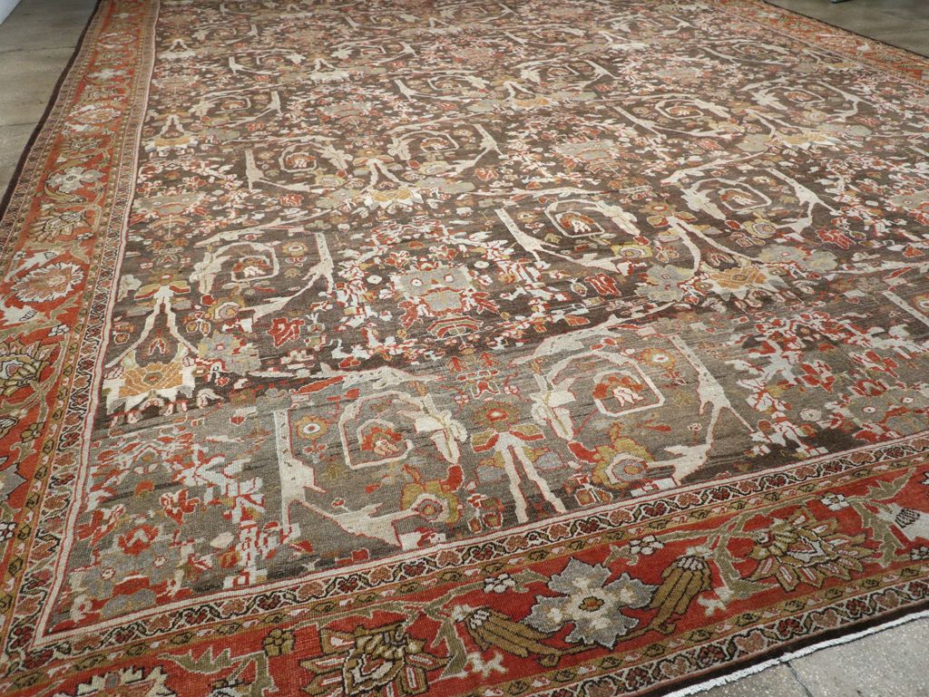 Antique Persian Mahal Carpet, No.22288 - Galerie Shabab