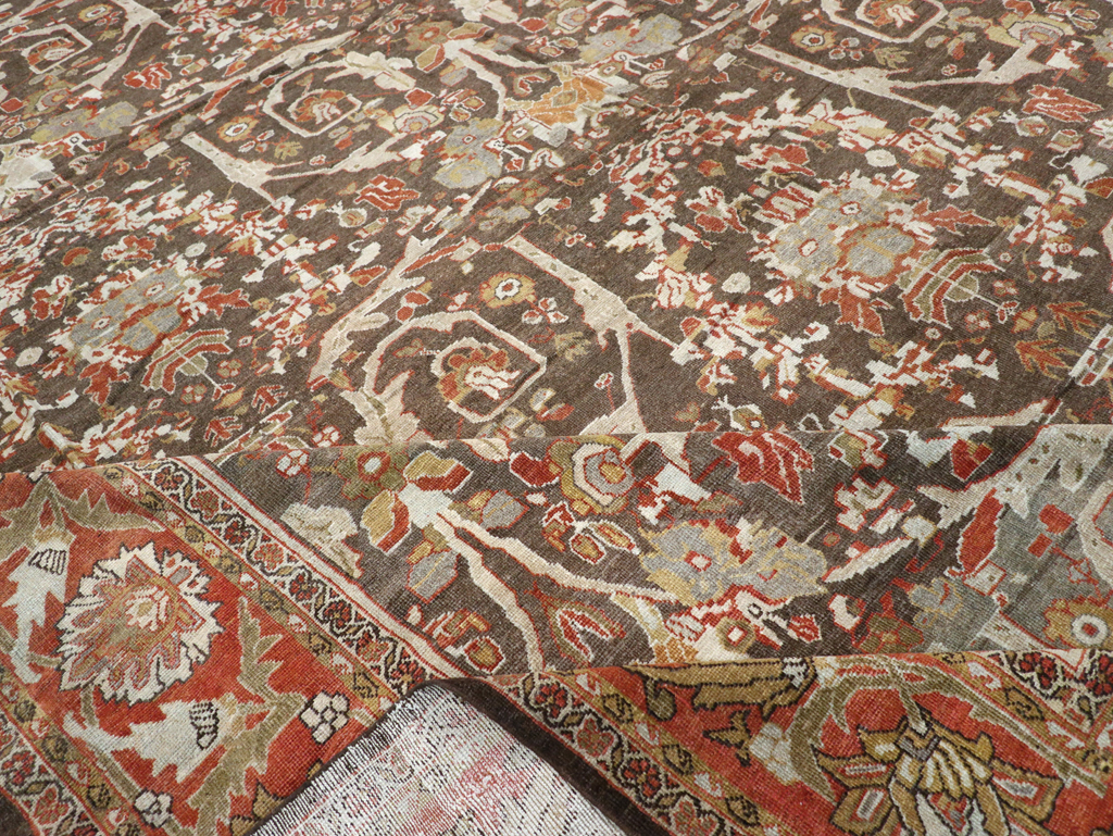 Antique Persian Mahal Carpet, No.22288 - Galerie Shabab