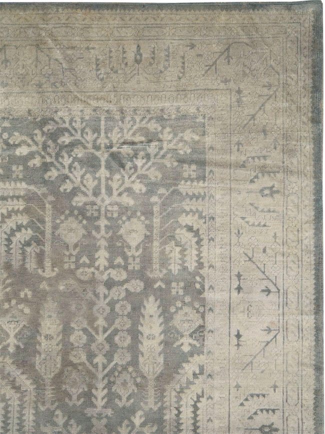 Antique Turkish Oushak Large Carpet, No.22292 - Galerie Shabab