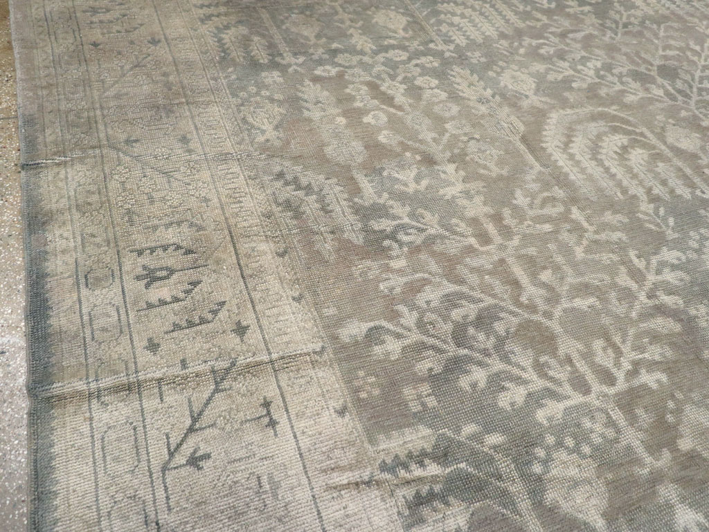 Antique Turkish Oushak Large Carpet, No.22292 - Galerie Shabab