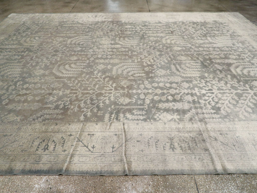 Antique Turkish Oushak Large Carpet, No.22292 - Galerie Shabab