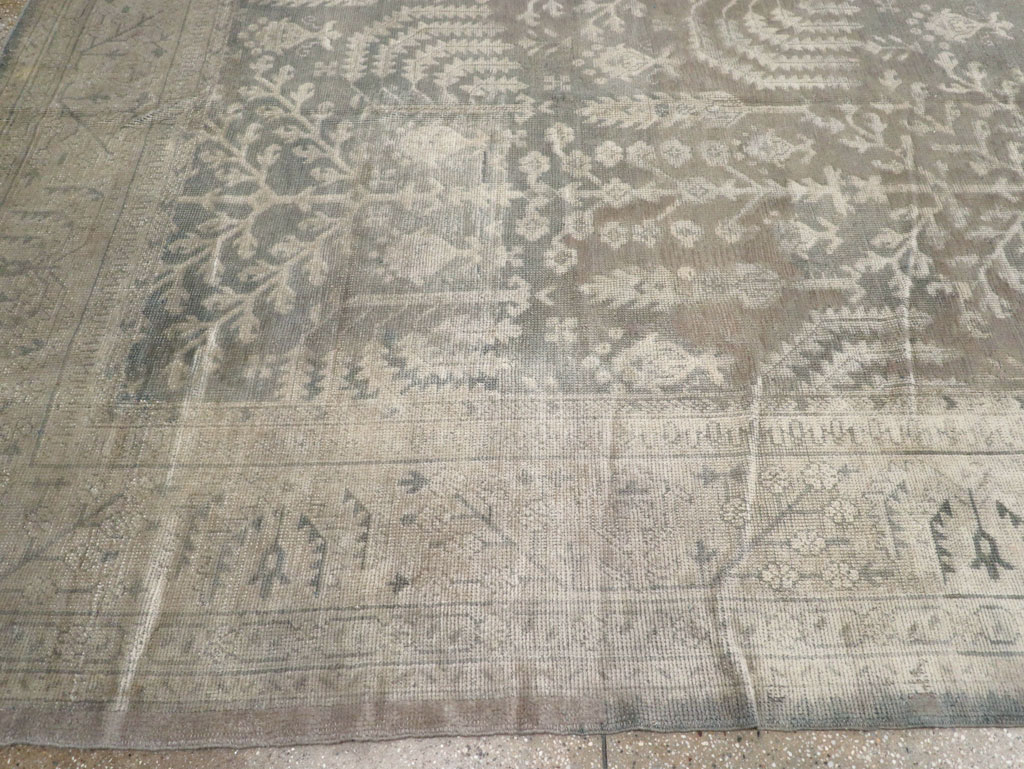 Antique Turkish Oushak Large Carpet, No.22292 - Galerie Shabab