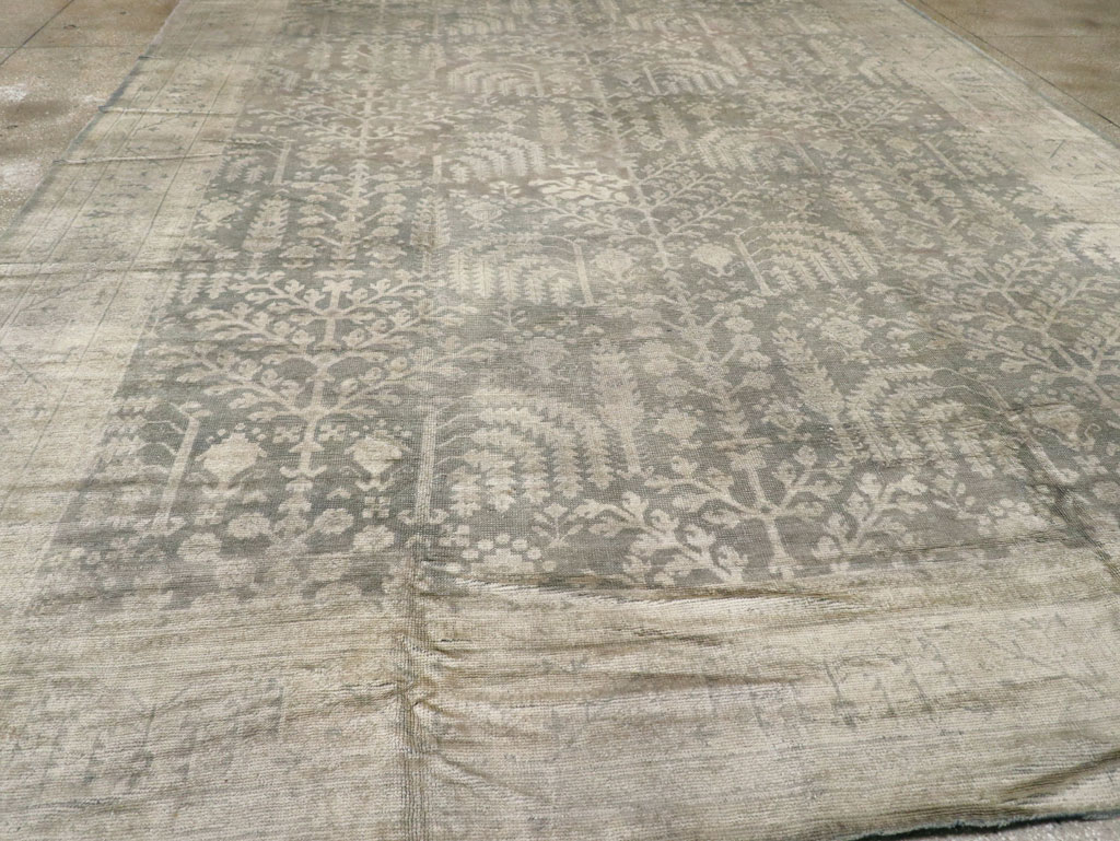 Antique Turkish Oushak Large Carpet, No.22292 - Galerie Shabab