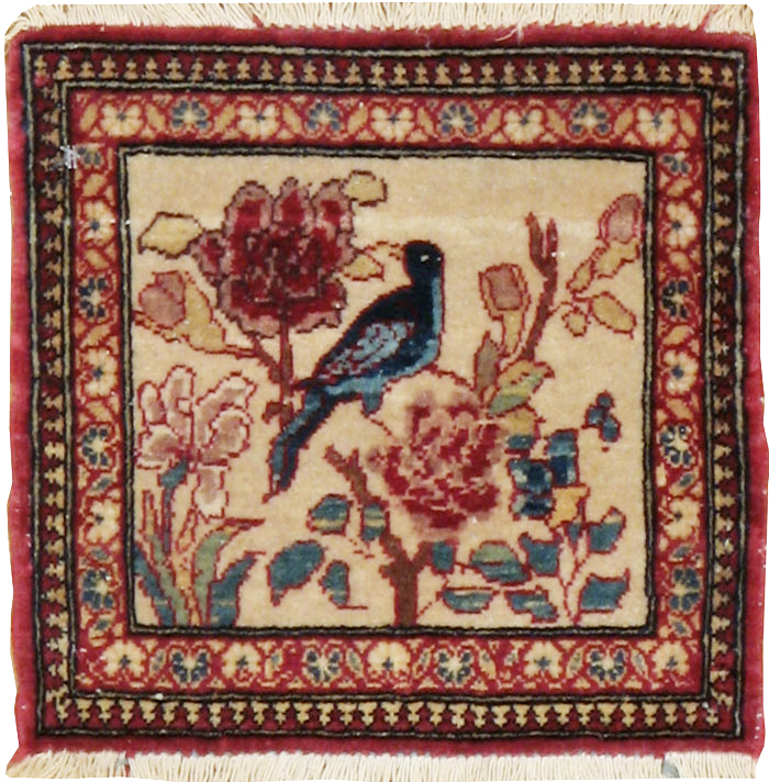 Antique Persian Tabriz Pictorial Rug, No.22294 - Galerie Shabab