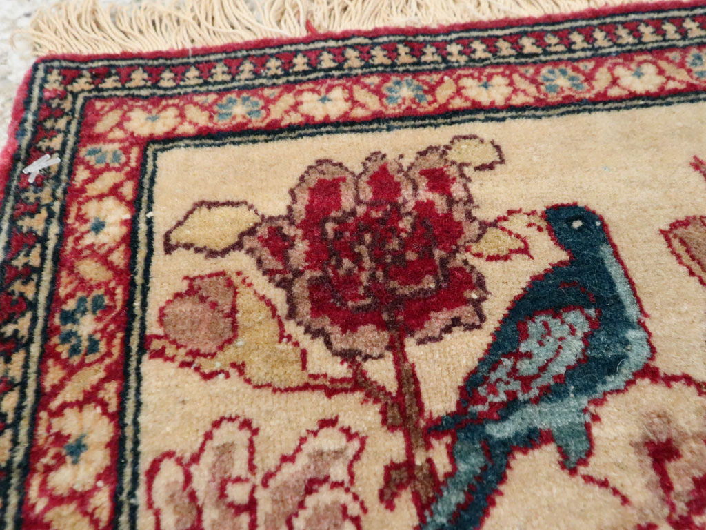 Antique Persian Tabriz Pictorial Rug, No.22294 - Galerie Shabab