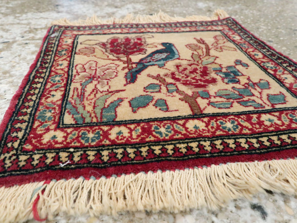 Antique Persian Tabriz Pictorial Rug, No.22294 - Galerie Shabab