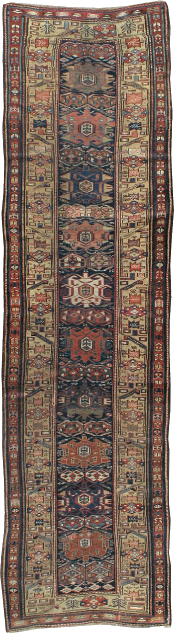 Antique Persian Kurdish Runner, No.22295 - Galerie Shabab