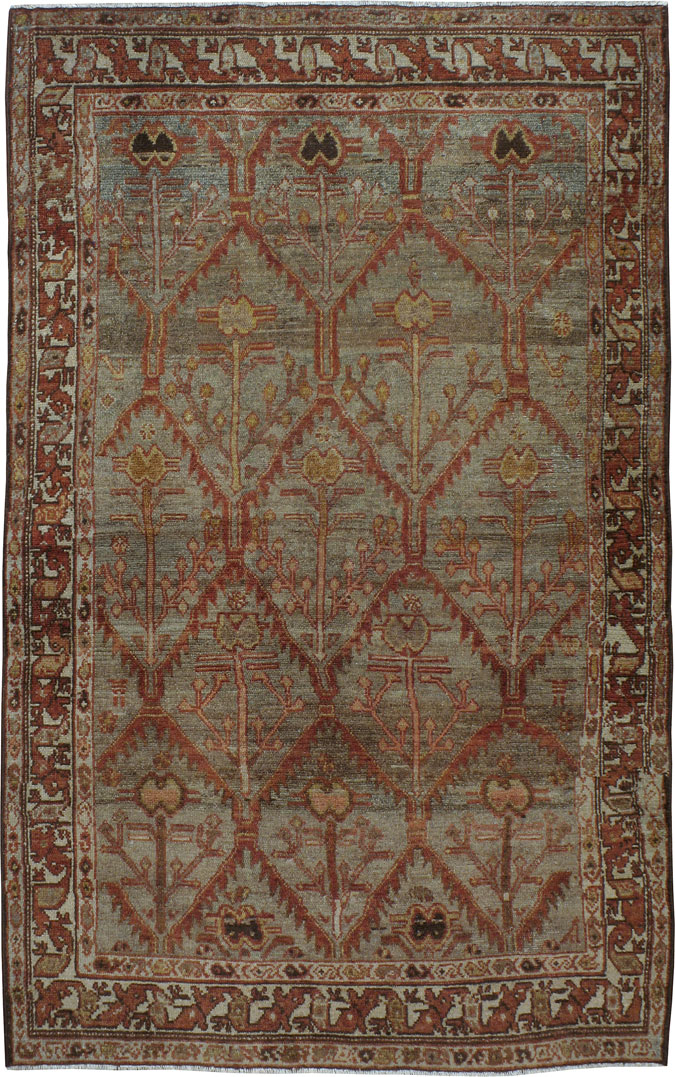 Vintage Persian Malayer Rug, No.22297 - Galerie Shabab