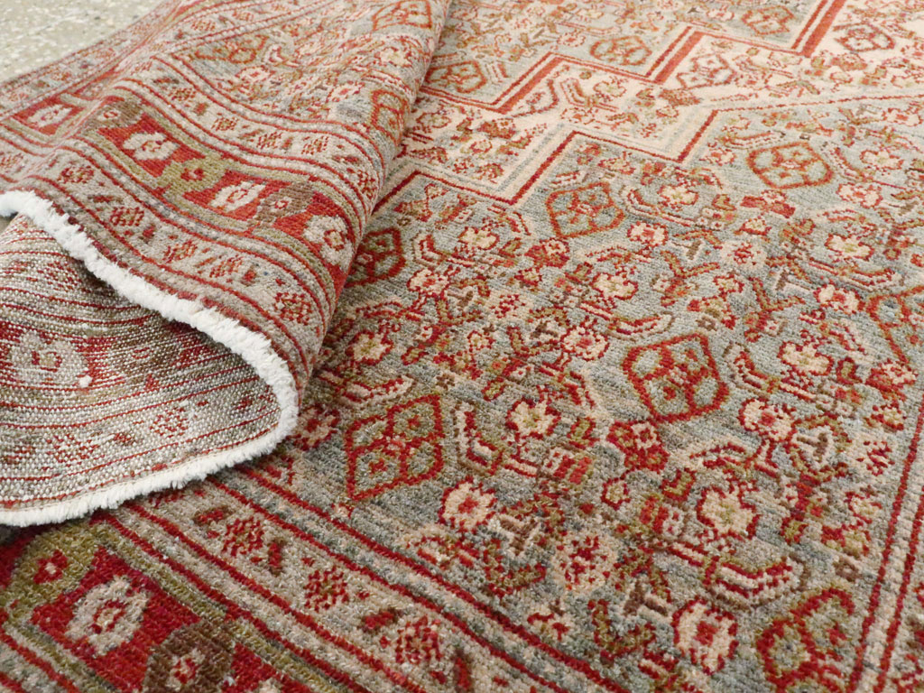 Antique Persian Senneh Rug, No.22301 - Galerie Shabab
