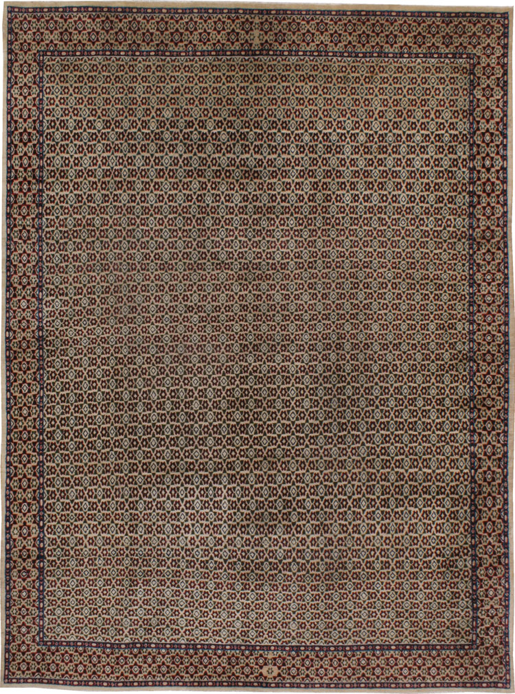 Vintage Kashan Carpet, No.22304 - Galerie Shabab