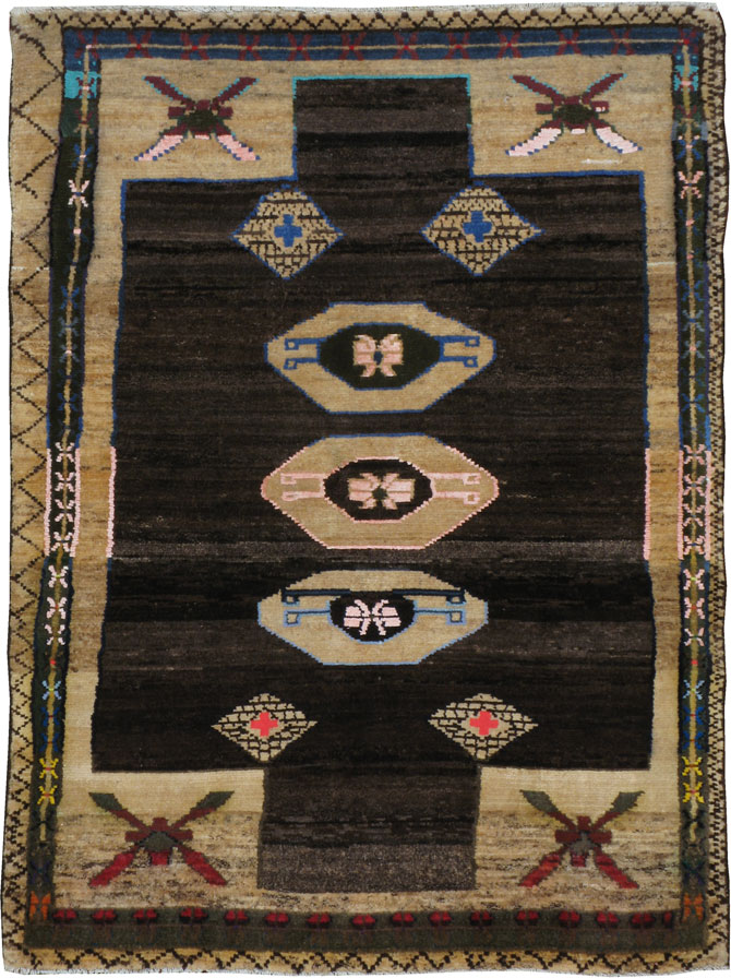 Vintage Gabbeh Rug, No.22311 - Galerie Shabab