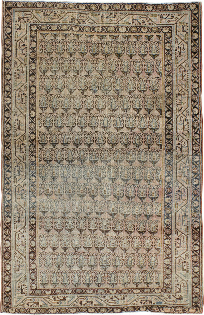 Vintage Persian Mahal Rug, No.22315 - Galerie Shabab