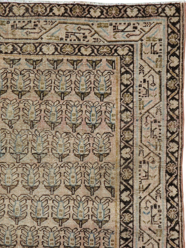 Vintage Persian Mahal Rug, No.22315 - Galerie Shabab