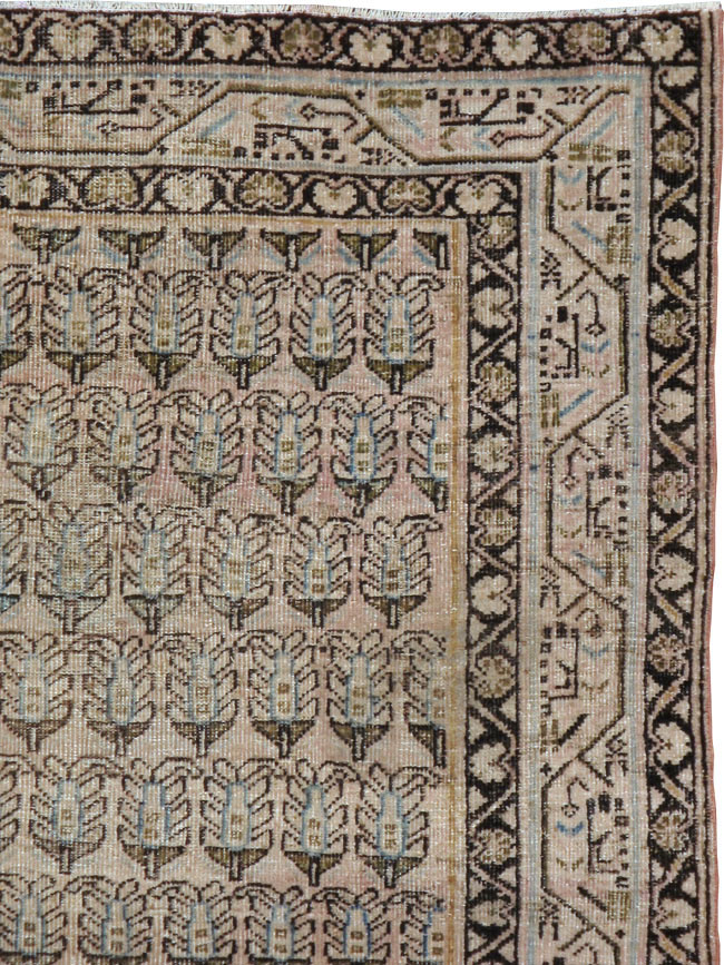 Vintage Persian Mahal Rug, No.22315 - Galerie Shabab