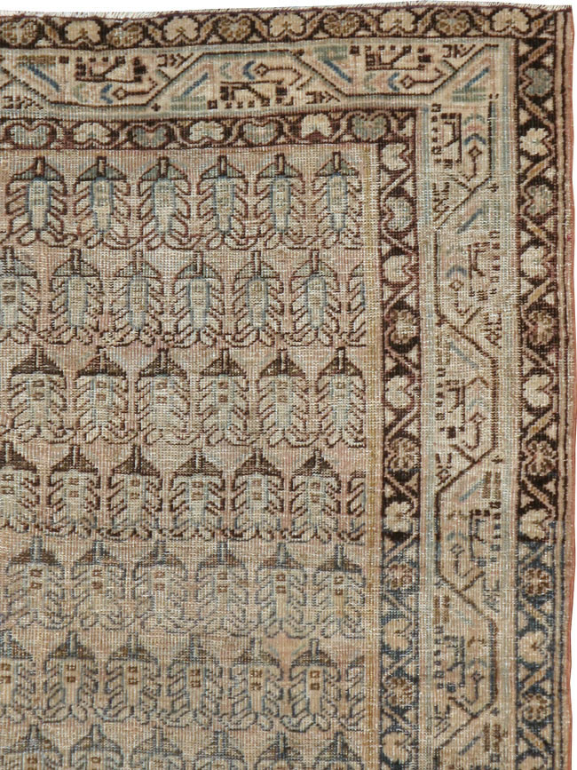 Vintage Persian Mahal Rug, No.22315 - Galerie Shabab