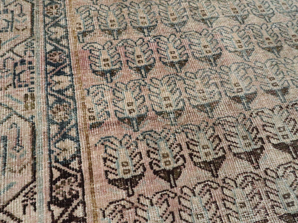 Vintage Persian Mahal Rug, No.22315 - Galerie Shabab