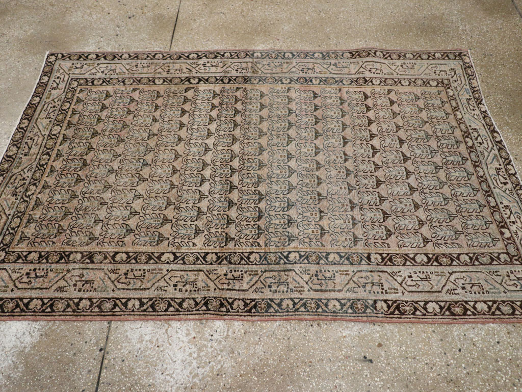 Vintage Persian Mahal Rug, No.22315 - Galerie Shabab