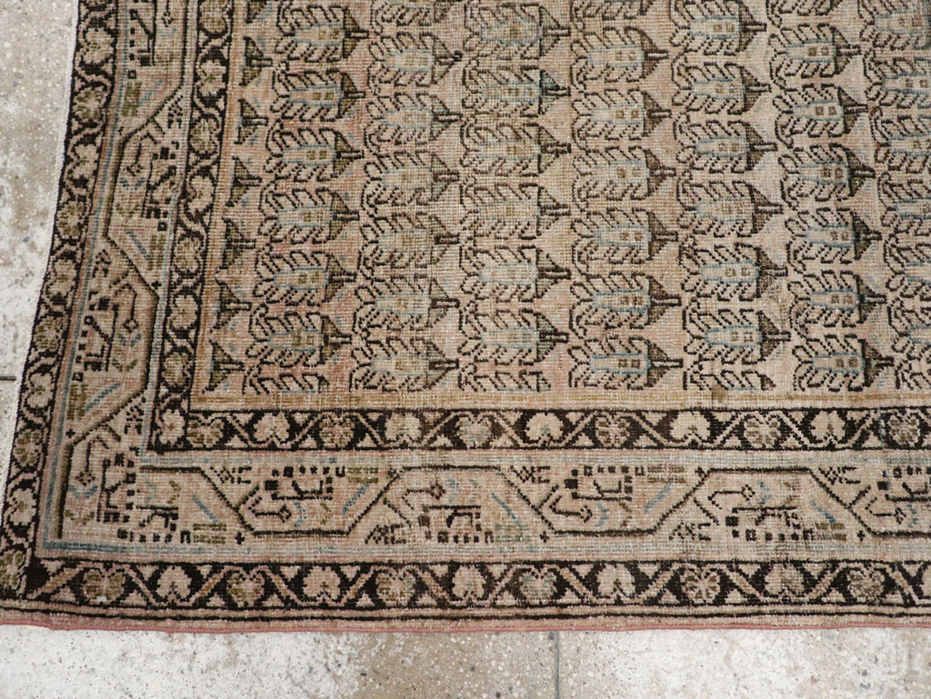 Vintage Persian Mahal Rug, No.22315 - Galerie Shabab