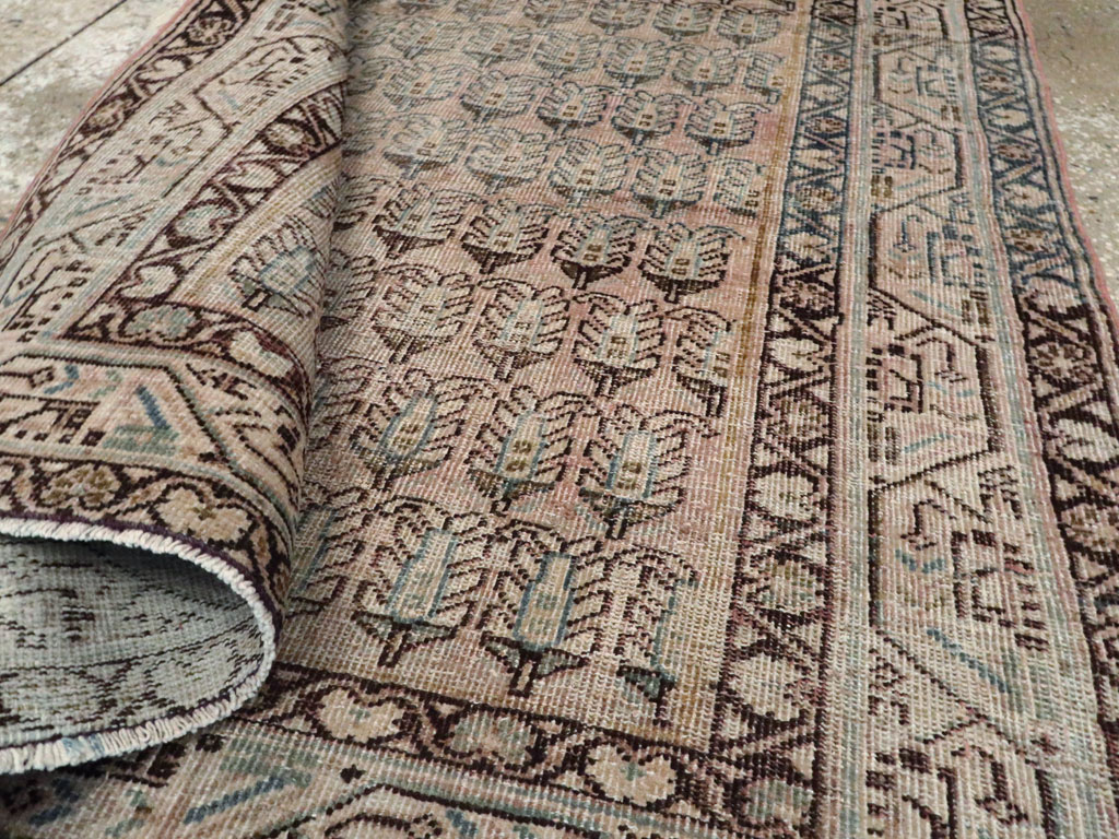 Vintage Persian Mahal Rug, No.22315 - Galerie Shabab