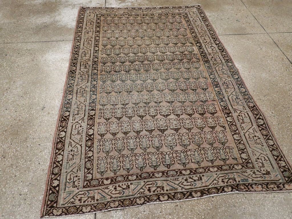 Vintage Persian Mahal Rug, No.22315 - Galerie Shabab