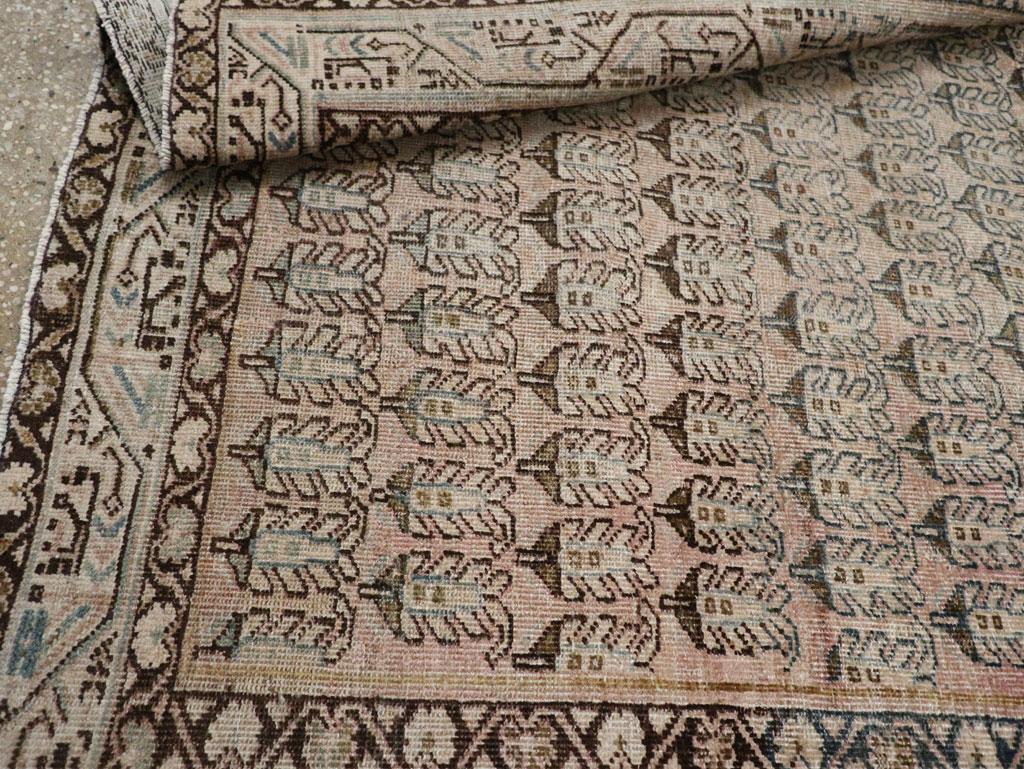 Vintage Persian Mahal Rug, No.22315 - Galerie Shabab