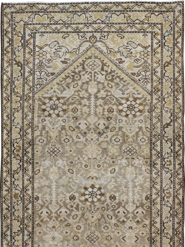 Vintage Persian Malayer Runner, No.22318 - Galerie Shabab