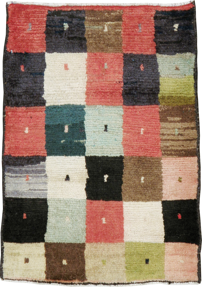 Vintage Persian Gabbeh Rug, No.22319 - Galerie Shabab