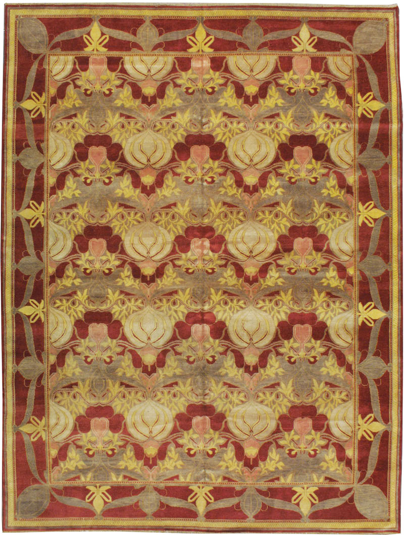 Modern Indian Donegal Room Size Rug, No.22329 - Galerie Shabab