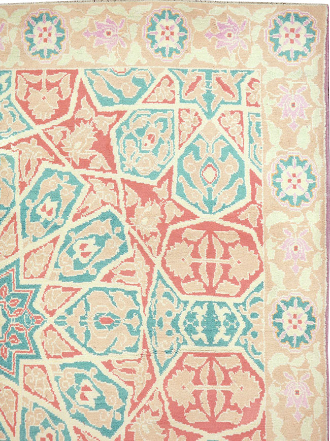 Vintage Indian Cotton Agra Rug, No.22333 - Galerie Shabab