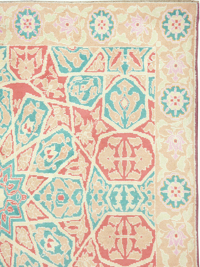Vintage Indian Cotton Agra Rug, No.22333 - Galerie Shabab