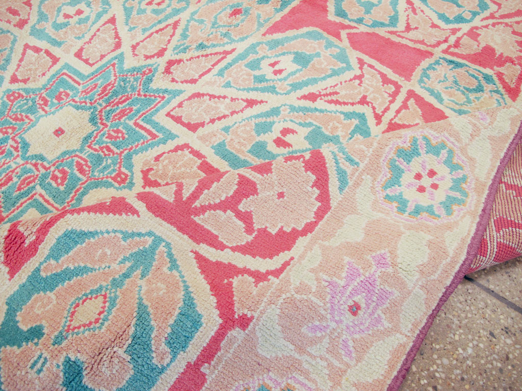 Vintage Indian Cotton Agra Rug, No.22333 - Galerie Shabab