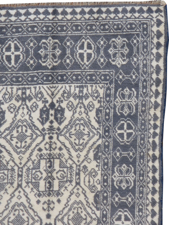 Vintage Indian Cotton Agra Rug, No.22334 - Galerie Shabab