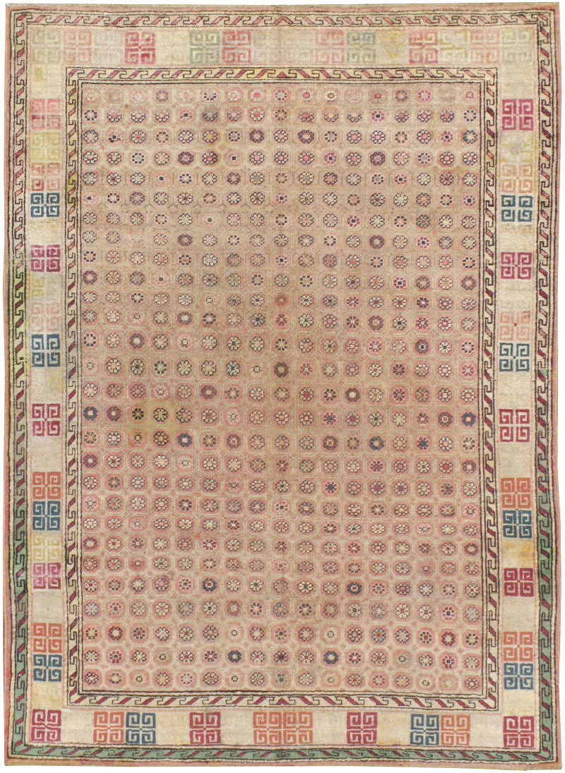 Antique Indian Agra Rug, No.22335 - Galerie Shabab