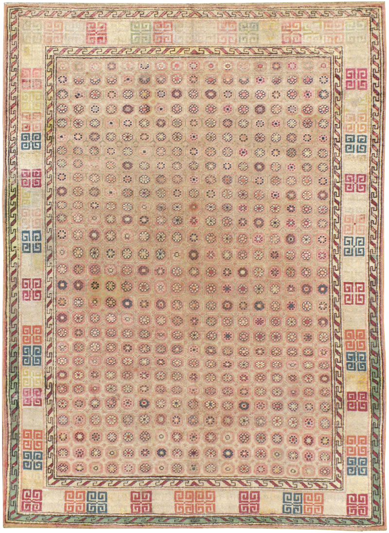 Antique Indian Agra Rug, No.22335 - Galerie Shabab