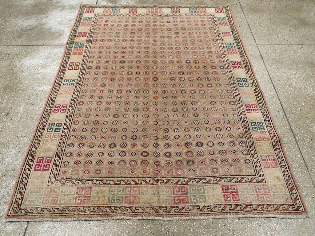Antique Indian Agra Rug, No.22335 - Galerie Shabab