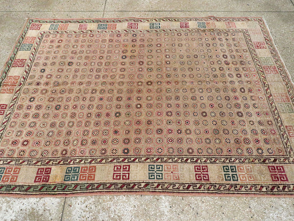 Antique Indian Agra Rug, No.22335 - Galerie Shabab