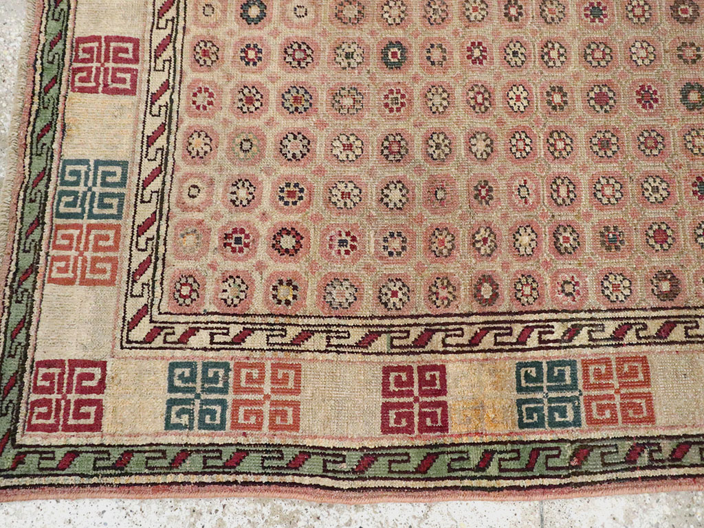 Antique Indian Agra Rug, No.22335 - Galerie Shabab