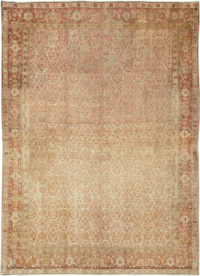 Antique Persian Senneh Rug, No.22338 - Galerie Shabab