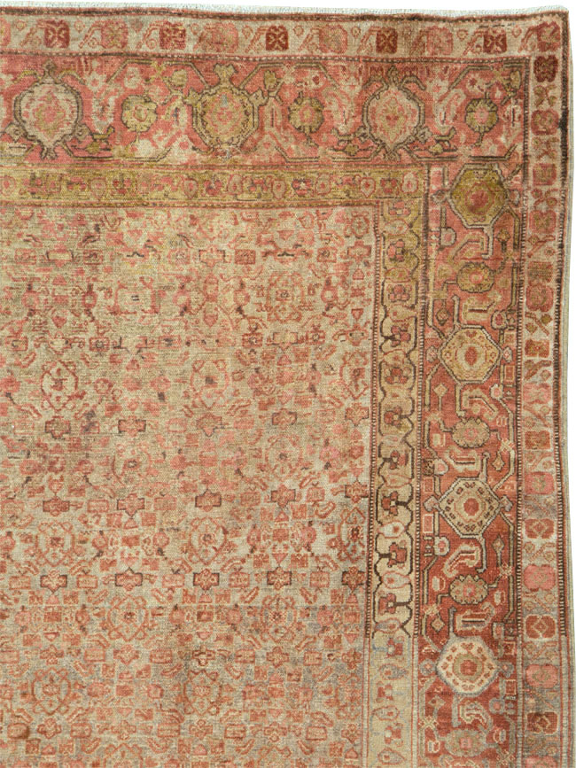 Antique Persian Senneh Rug, No.22338 - Galerie Shabab
