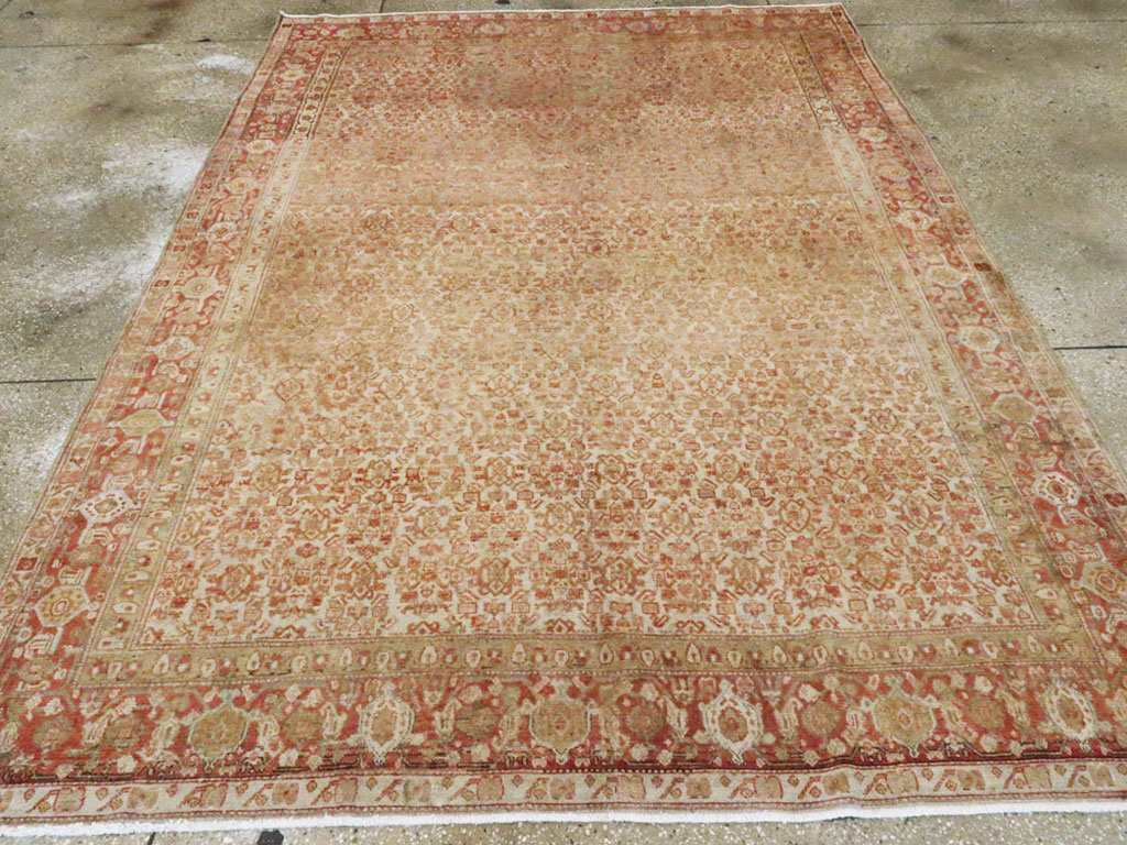 Antique Persian Senneh Rug, No.22338 - Galerie Shabab