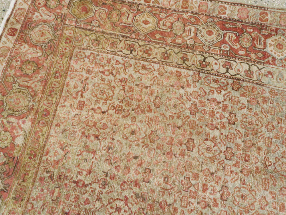 Antique Persian Senneh Rug, No.22338 - Galerie Shabab
