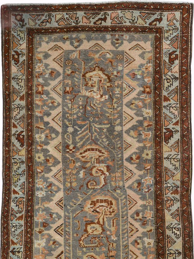 Vintage Persian Malayer Runner, No.22340 - Galerie Shabab