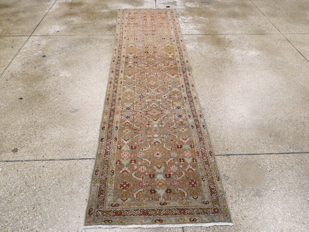 Vintage Persian Malayer Runner, No.22341 - Galerie Shabab