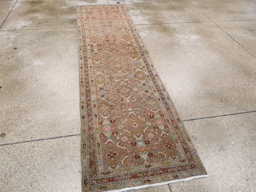 Vintage Persian Malayer Runner, No.22341 - Galerie Shabab