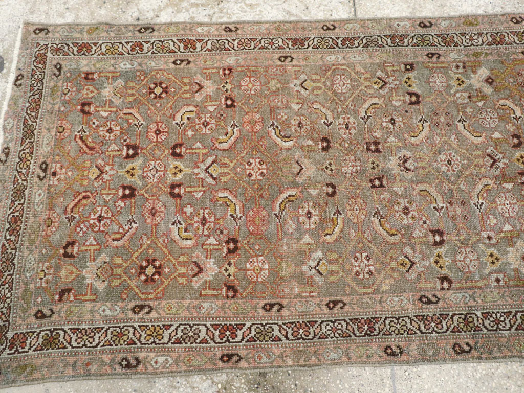 Vintage Persian Malayer Runner, No.22341 - Galerie Shabab