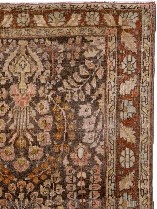 Vintage Persian Sarouk Rug, No.22346 - Galerie Shabab